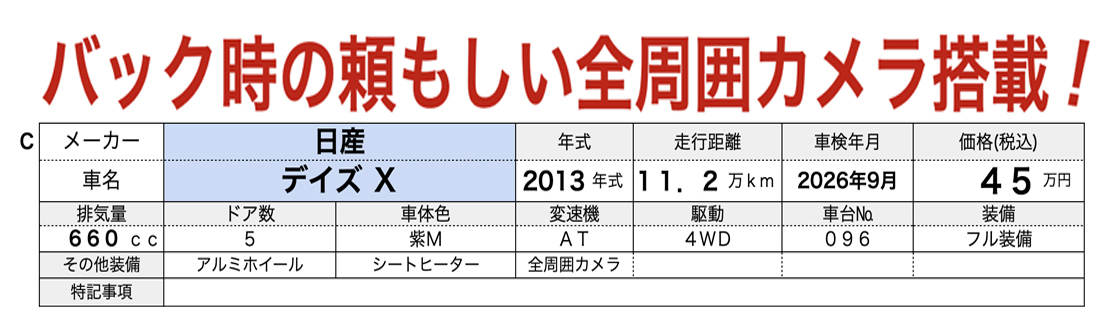 中古軽自動車が安い秋田市土崎のあすなろオートガーデンのおすすめ車