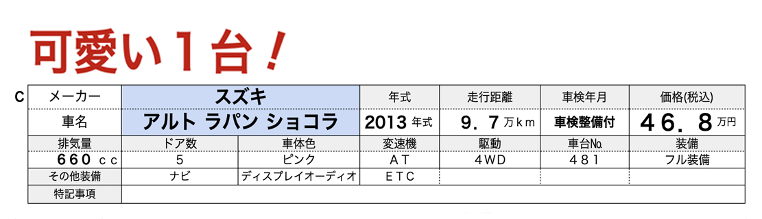 中古軽自動車が安い秋田市土崎のあすなろオートガーデンのおすすめ車