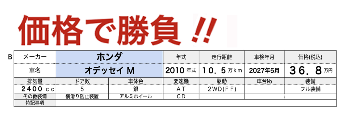 秋田市土崎のあすなろオートガーデンのおすすめ車ホンダ